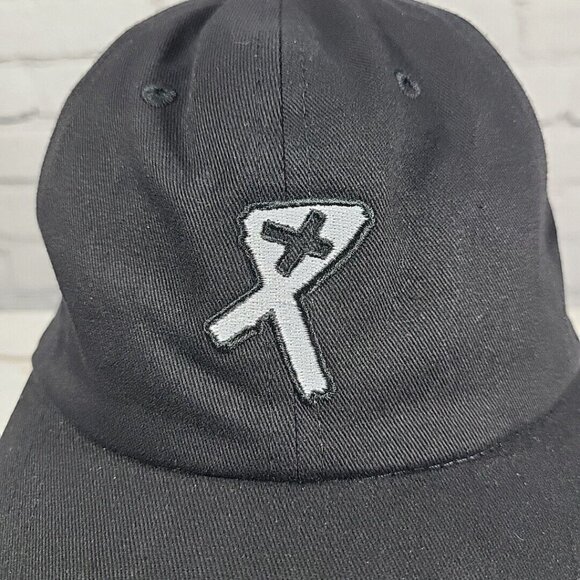 PIXEL VAULT Punks Hat Mens OSFA Black Snapback Baseball Cap Rare HTF - Picture 2 of 8